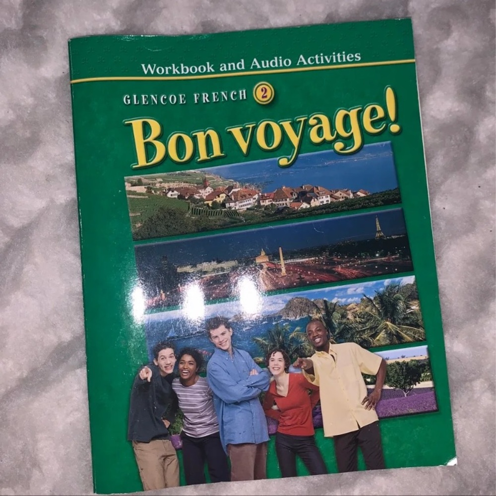 📚 Bon Voyage Workbook Level 2 French Study Glencoe - Picture 1 of 4